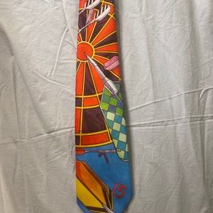 Vintage Darts tie -1991 Ralph Marlin